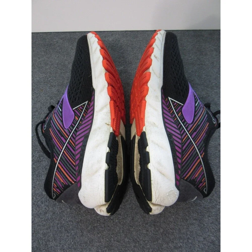Brooks Adrenaline GTS 19 Women's Sz. 7.5 Black Purple Running Shoes 1202841B080